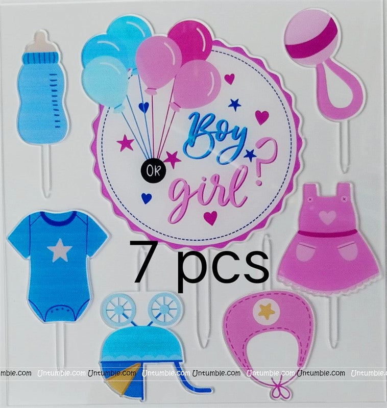 Cake Toppers-Baby Shower Cake Topper