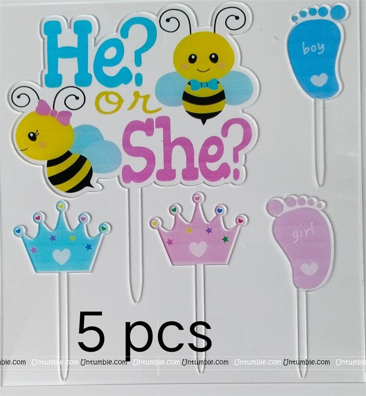 Cake Toppers-Baby Shower Cake Topper