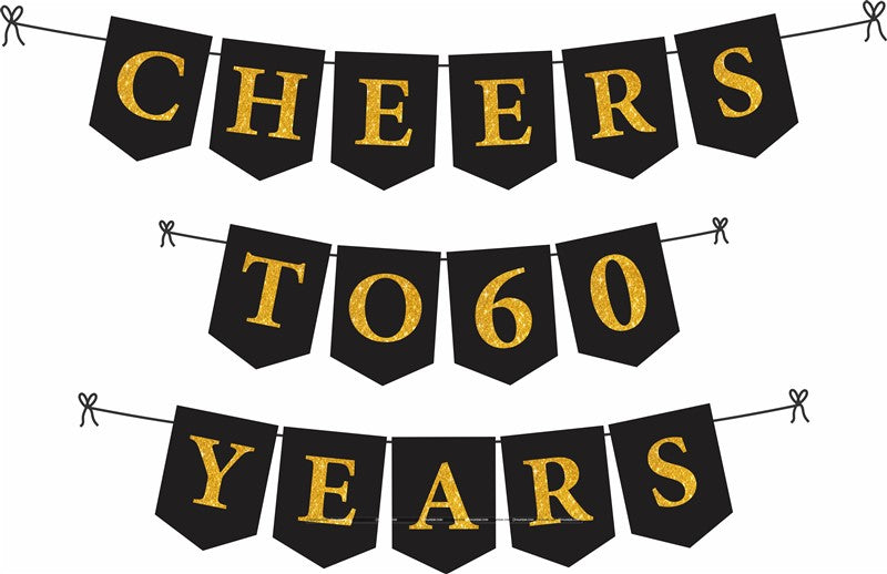 Party Venue Decor-Happy Birthday Banners