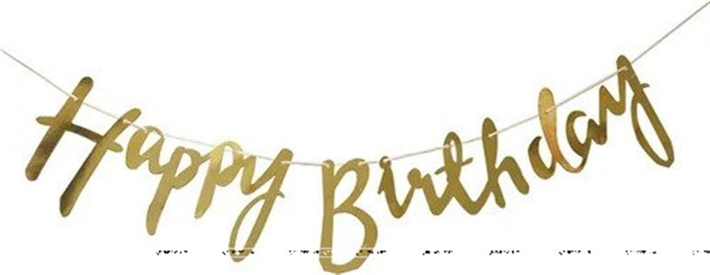 Party Venue Decor-Happy Birthday Banners