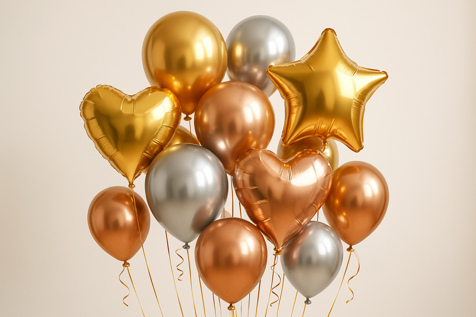 Metallic baloons