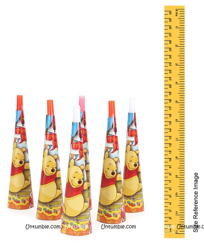 WIinnie the Pooh Party Horns (Pack of 6)