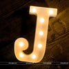 Alphabet J Marquee Light