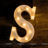 Alphabet S Marquee Light