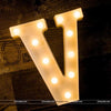 Alphabet V Marquee Light