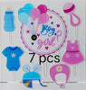 Baby Shower Acrylic Cake Topper Set