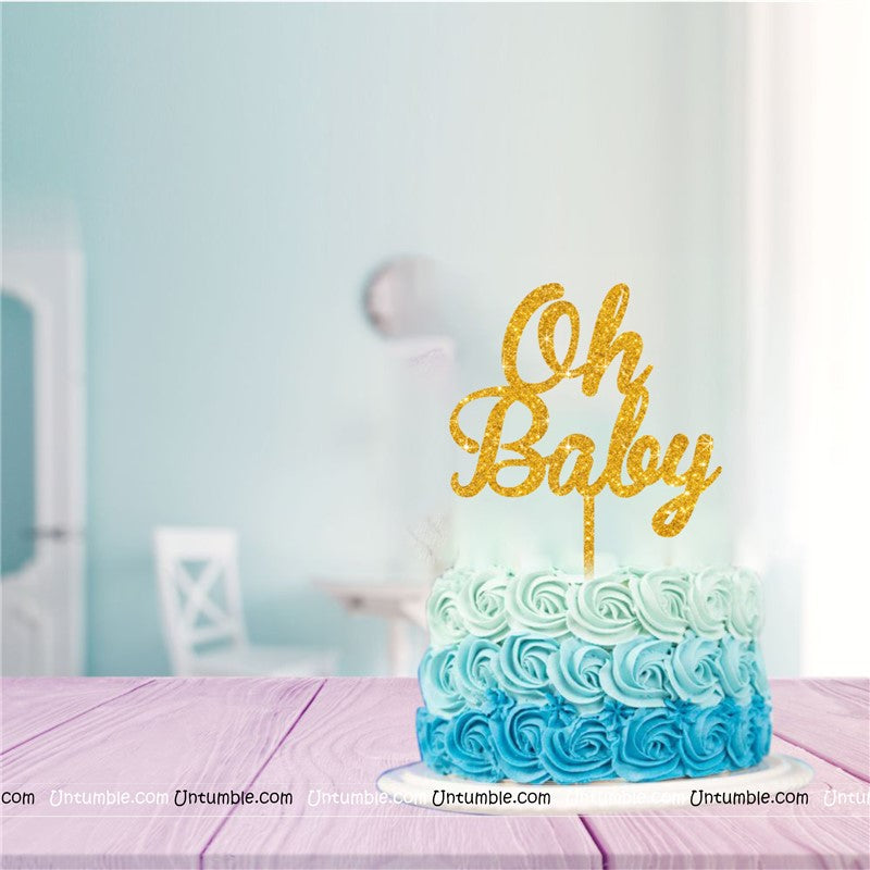 Cake Toppers-Baby Shower Cake Topper