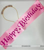 Birthday Girl Tiara and Pink Sash Set