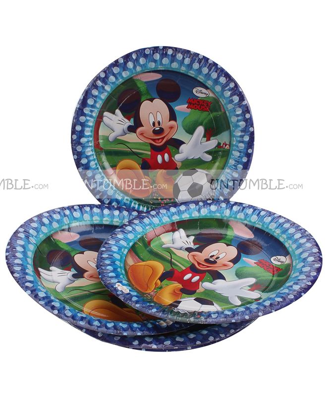 Mickey Club House Birthday Party Plate