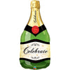 Champagne Bottle Shaped Foil Balloon