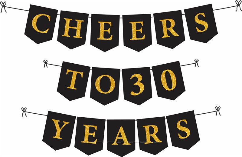 Party Venue Decor-Happy Birthday Banners