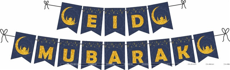 Eid Mubarak Ramzan Banner