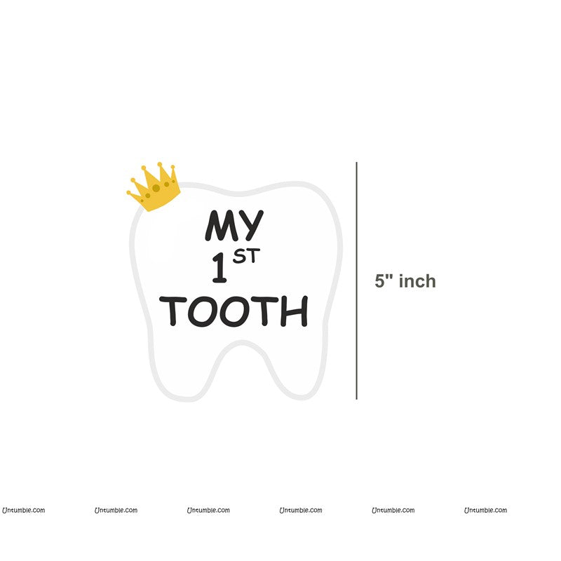 First Tooth Banner and Prop Kit (Pack of 26 pcs)