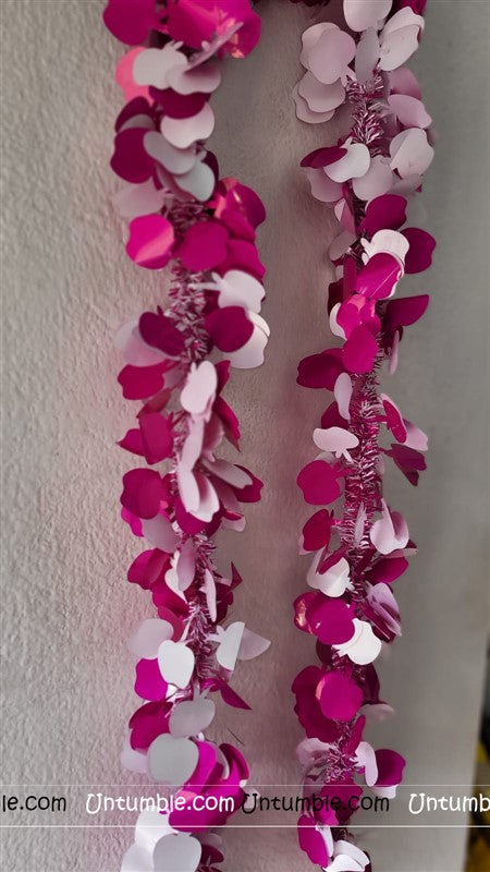 Fluorescent Tinsels (Pink)