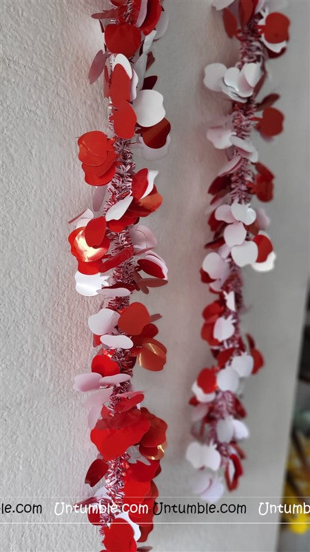 Fluorescent Tinsels (Red)