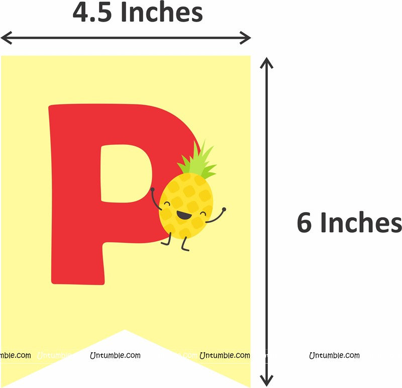 Fruits Theme Bunting