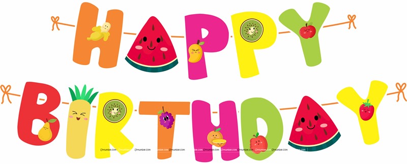 Party Venue Decor-Happy Birthday Banners