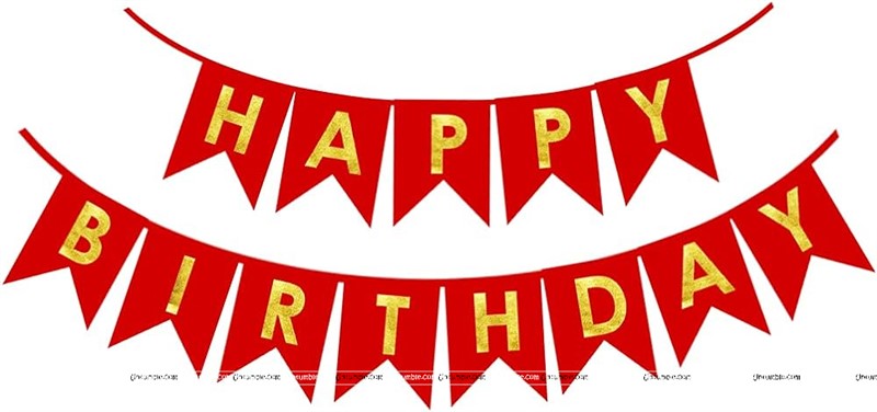Party Venue Decor-Happy Birthday Banners