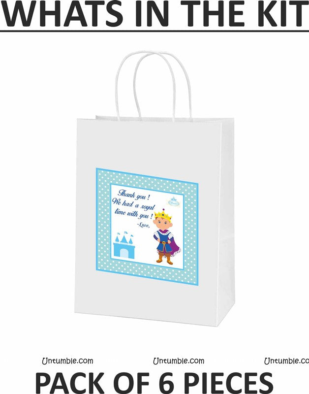 Little Prince Return Stickered Gift Bags