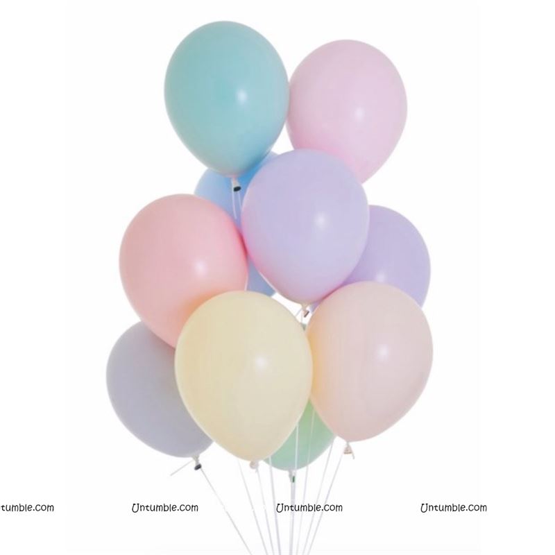 Balloons & Ribbons-Pastel Balloons
