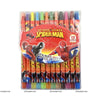 Spiderman theme Crayon color Pencils