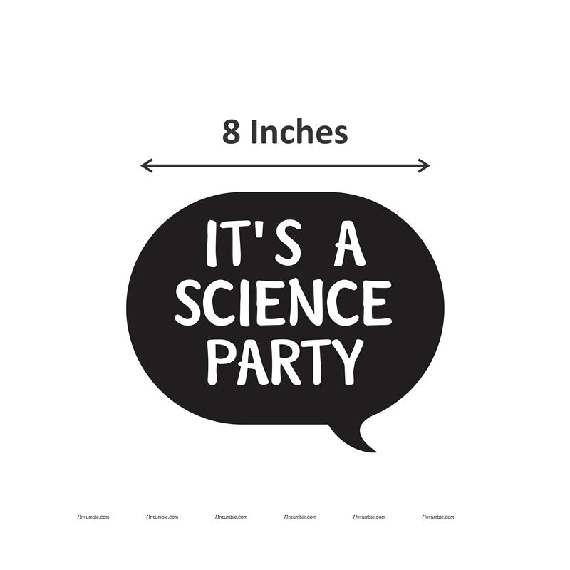 Scienctist Theme Party Photo Booth Props Kit, Pack of 11