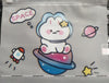 Space Theme Transparent Pouch