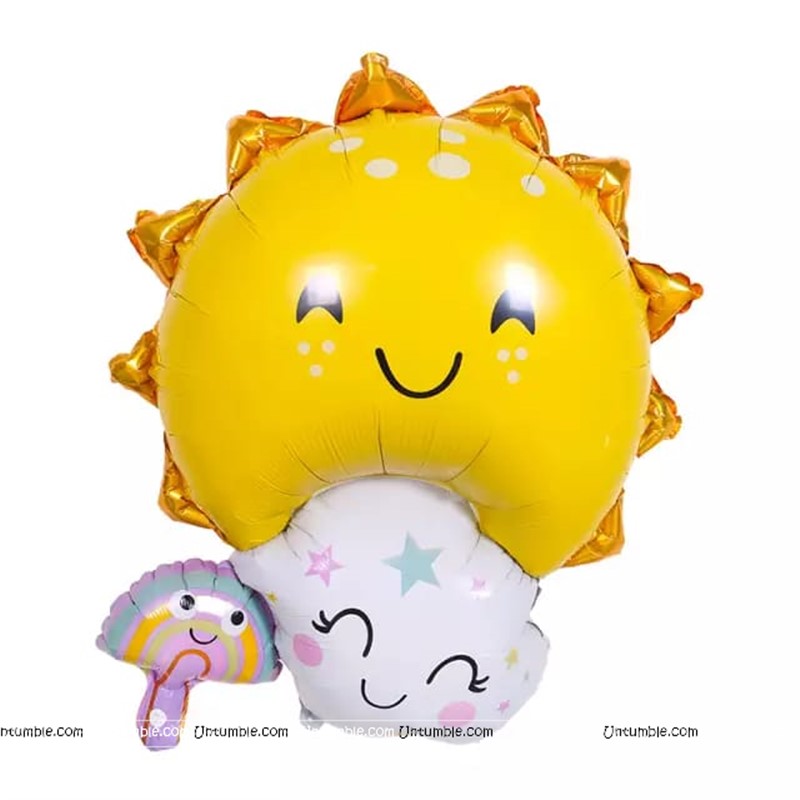 Balloons & Ribbons-Shaped Foil Balloons