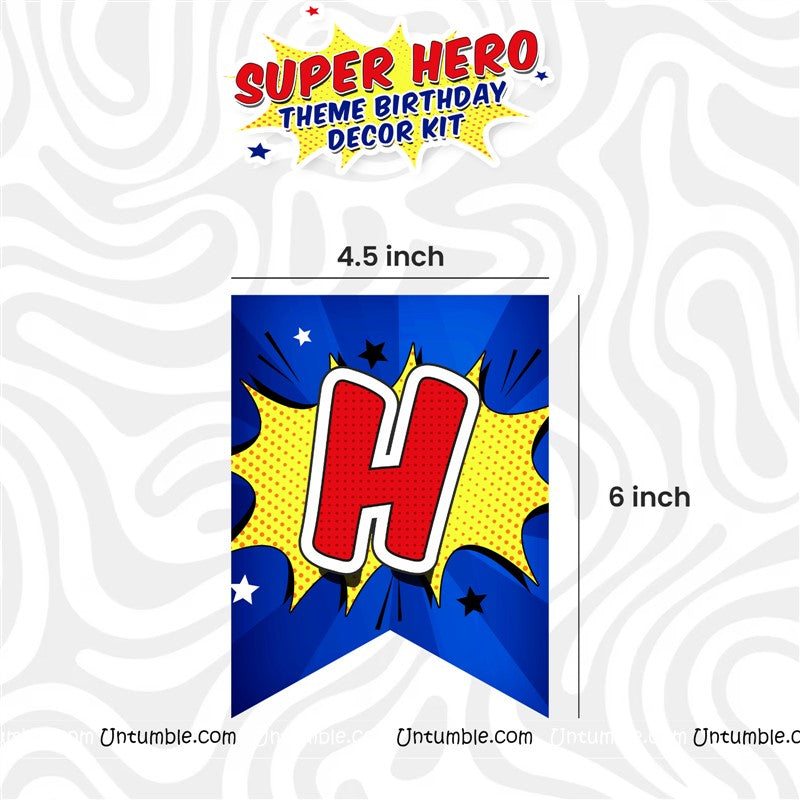 Super hero Banner Kit
