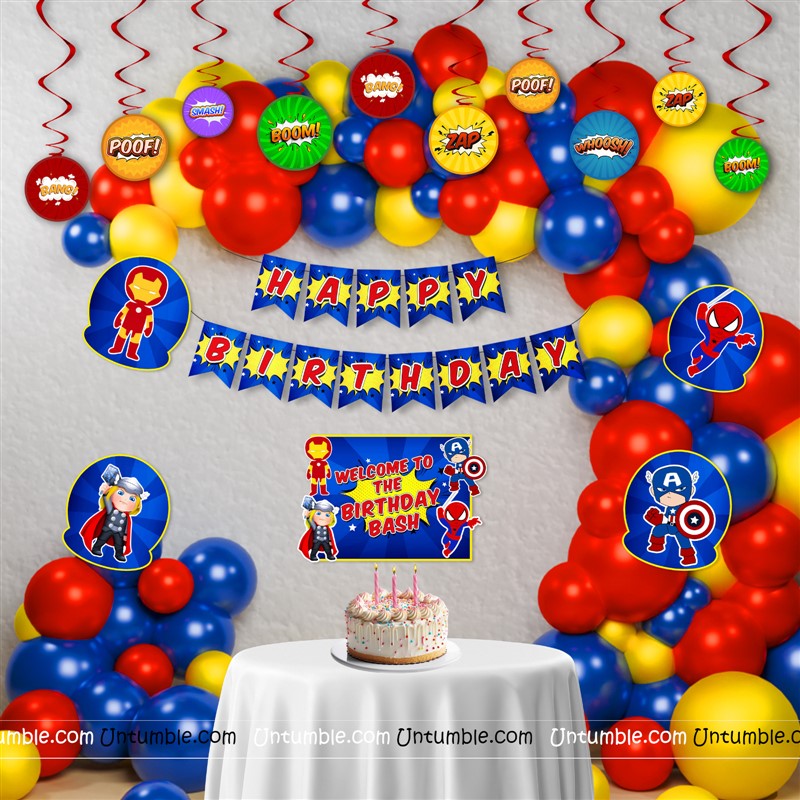 Super Hero Swirls Kit