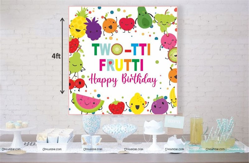 Twoti Frooti Fruits Backdrop
