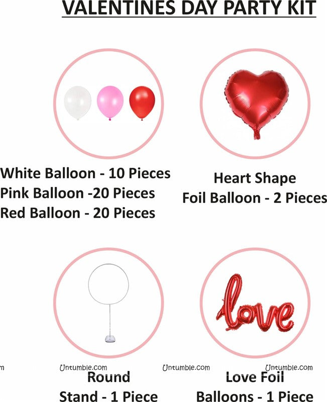 Valentine Balloon Stand