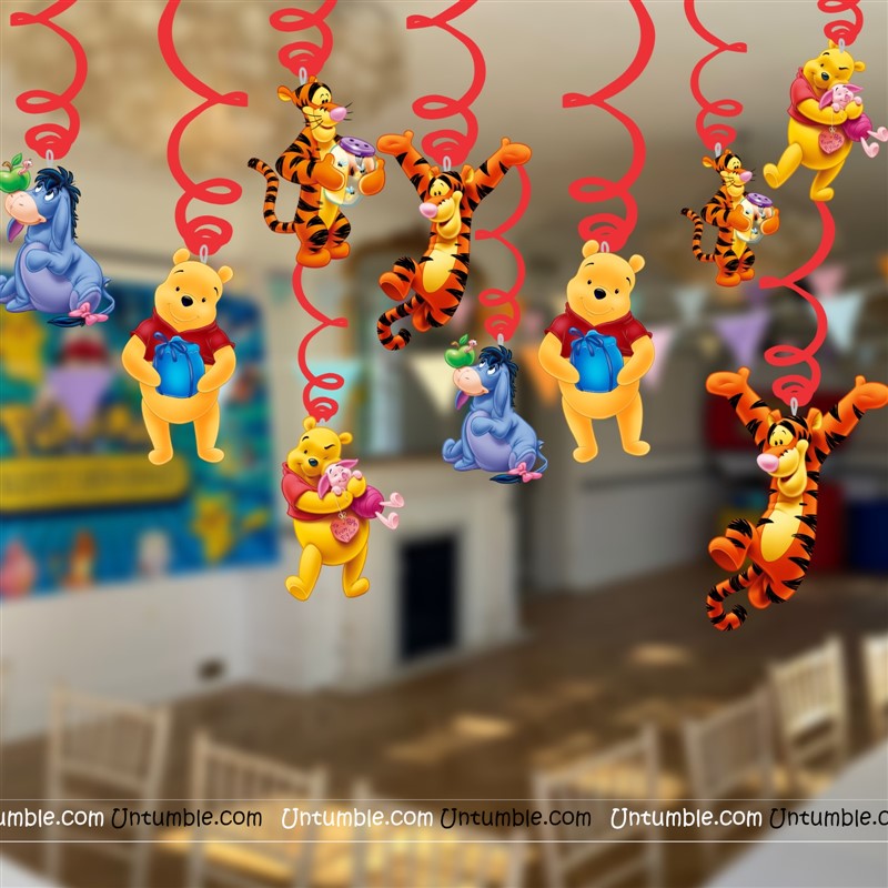 Party Venue Decor-Swirl danglers