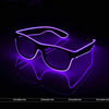 Wired LED Goggles (Purple)